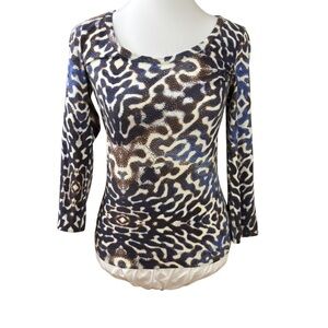 Just Cavalli by Roberto Cavalli Vintage Animal Print Top